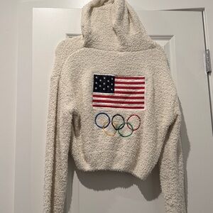 Skims Team USA Olympics Zip Up Hoodie SZ L/XL